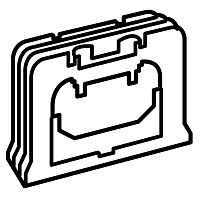 Соединительный аксессуар - Valena - для вертикального соединения коробок - белый | код 776185 |  Legrand